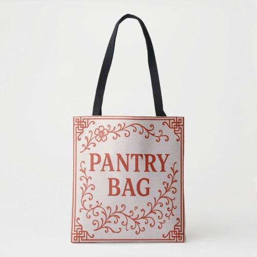 TOTE BAG "PANTRY BAG" - CHINOISERIE FOURRE-TOUT (Devant)