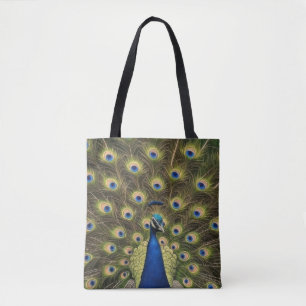Tote Bag Paon Bleu
