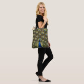 Tote Bag Paon Bleu (Sur le modèle)