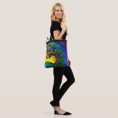 Tote Bag Paon de danse (Sur le modèle)