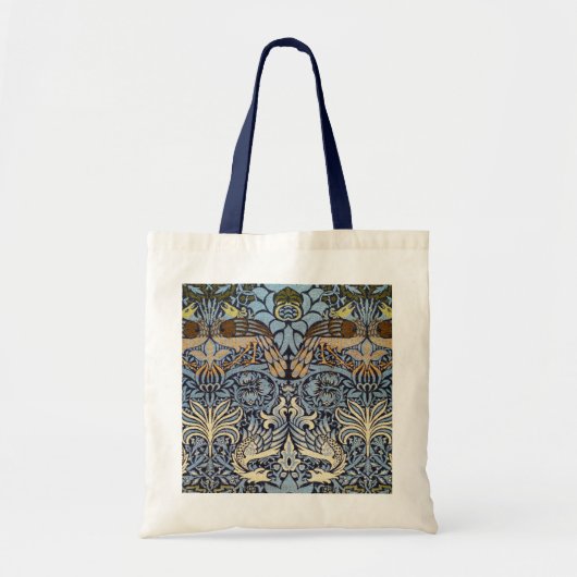 Tote Bag Paon et Dragon, William Morris (Devant)