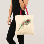 Tote Bag Paon Fourre-tout (Devant (produit))