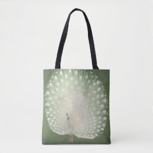 Tote Bag Paon japonais vintage des beaux-arts