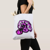 Tote Bag Paon pourpre (De près)