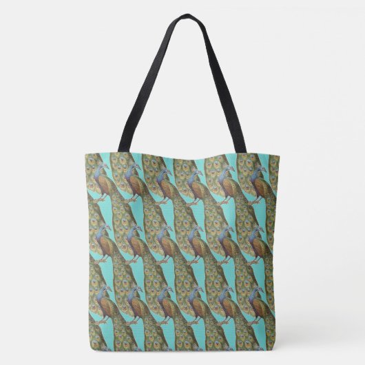 Tote Bag Paon Vintage (Dos)