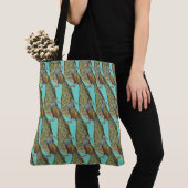 Tote Bag Paon Vintage (De près)