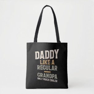 Tote Bag Papa Comme Un Grand-Père Ordinaire Seulement Beauc