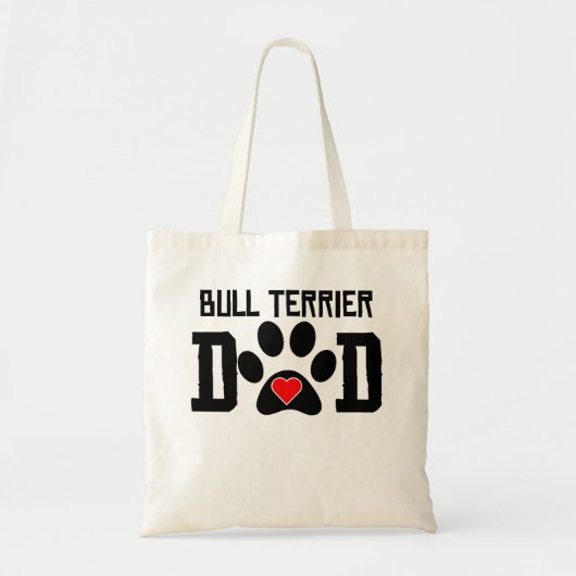 Tote Bag Papa de bull-terrier (Devant)