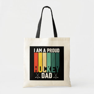 Tote Bag Papa de hockey fier