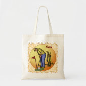 Tote Bag Papa Drapeau de Golf Golf (Devant)
