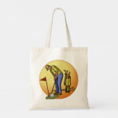 Tote Bag Papa Drapeau de Golf Golf (Dos)