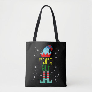 Tote Bag Papa Elf - Joyeux Noël - Père Noël - Ho-Ho