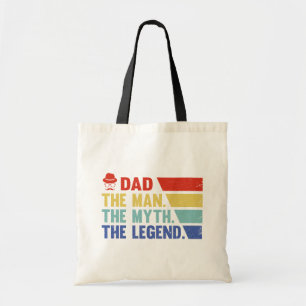 Tote Bag Papa. L'Homme, Le Mythe, La Légende.