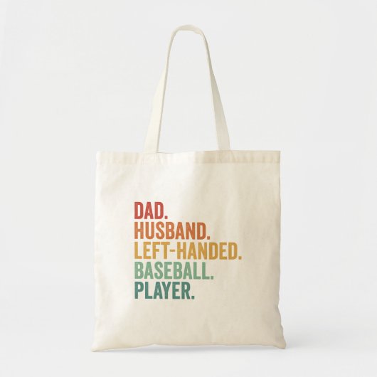 Tote Bag Papa Mari Baseball gauche légende (Devant)