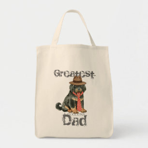 Tote Bag Papa Mastiff Tibétain