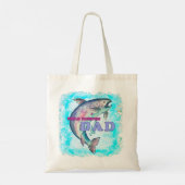 Tote Bag Papa pêche champion (Dos)