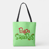 Tote Bag Papa Saurus Graphic (Dos)