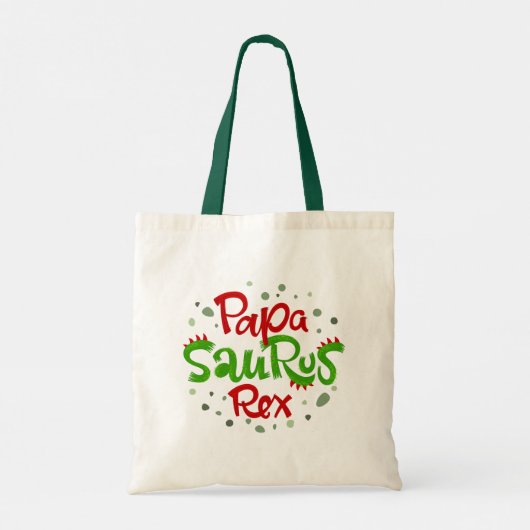 Tote Bag Papa Saurus Rex Graphic (Dos)
