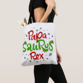Tote Bag Papa Saurus Rex Graphic (De près)
