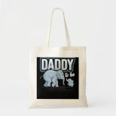 Tote Bag Papa to Be Elephant Baby shower Grossesse Don So (Devant)