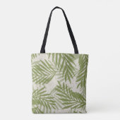 Tote Bag Papakolea Sandy Beach Palms Beach Bag (Dos)