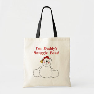 Tote Bag Papa's Snuggle Bear Papa Noël