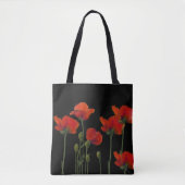 Tote Bag Papes sur le noir (Devant)