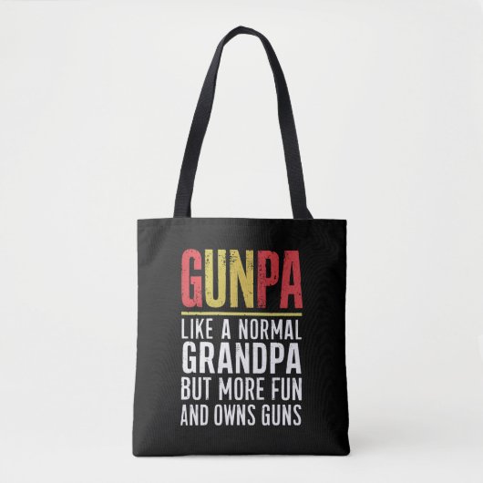 Tote Bag Papi comme un grand-père normal mais plus amusant  (Devant)