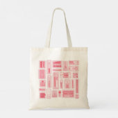 Tote Bag Papier du gestionnaire rose (Dos)