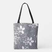 Tote Bag Papier mural à fleurs 2 (Dos)