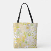 Tote Bag Papier mural à fleurs 3 (Dos)