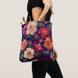 Tote Bag Papier peint à motifs floraux