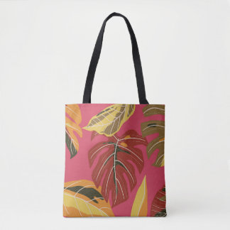 Tote Bag Papier peint Art déco doré