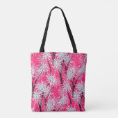 Tote Bag Papier peint floral asiatique rétro. (Dos)