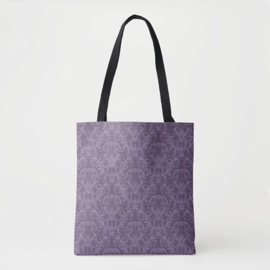 Tote Bag Papier peint pourpre de luxe (Devant)