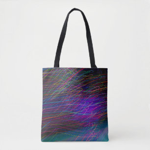 Tote Bag Papier peint rouge et vert