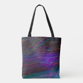 Tote Bag Papier peint rouge et vert (Dos)