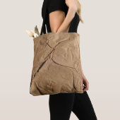 Tote Bag Papier Recyclé : Texture écologique. (De près)