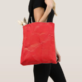 Tote Bag Papier rouge texture abstraite fond abstrait, âge (De près)
