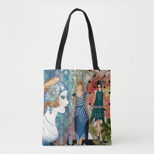 Tote Bag Papiers Art déco (Devant)