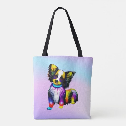 Tote Bag Papillion Pop Art Pastel (Dos)