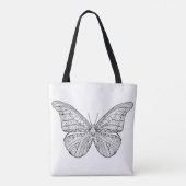 Tote Bag Papillon 5 de style (Dos)