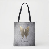Tote Bag Papillon à bijoux en or (Devant)