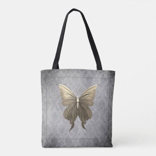 Tote Bag Papillon à bijoux en or (Dos)