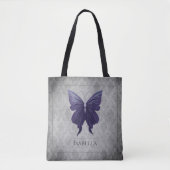Tote Bag Papillon à bijoux pourpre (Devant)