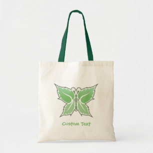 Tote Bag Papillon à menthe