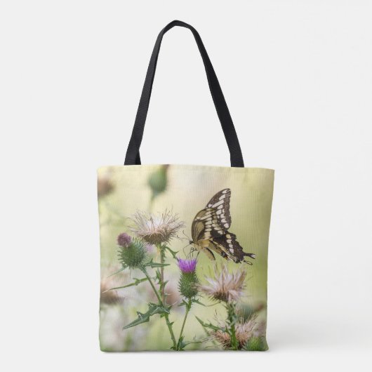 Tote Bag Papillon à queue noire géante (Dos)