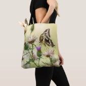 Tote Bag Papillon à queue noire géante (De près)