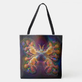 Tote Bag papillon Abstrait Fourre-tout (Devant)