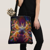 Tote Bag papillon Abstrait Fourre-tout (De près)